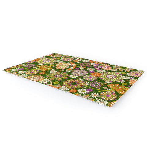 Jenean Morrison Perennial Garden Green Area Rug