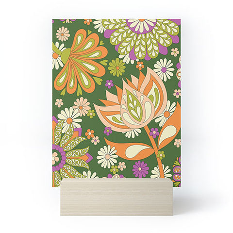 Jenean Morrison Perennial Garden Green Mini Art Print