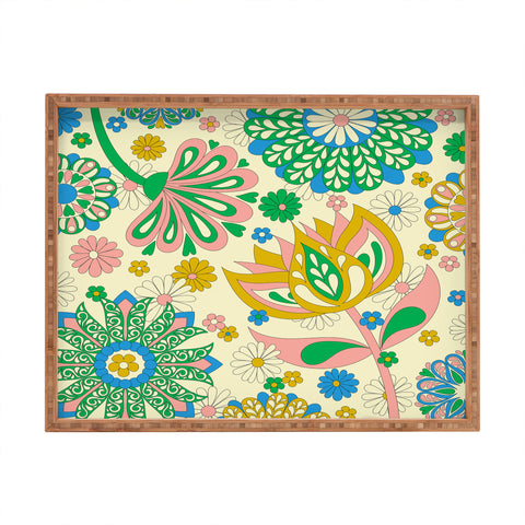Jenean Morrison Perennial Garden Rectangular Tray