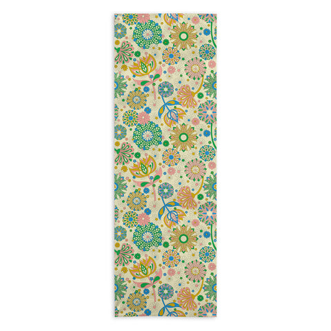 Jenean Morrison Perennial Garden Yoga Towel