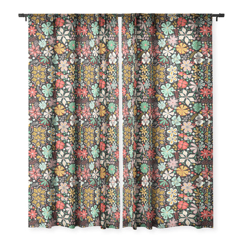 Jenean Morrison Petal Pop Sheer Window Curtain