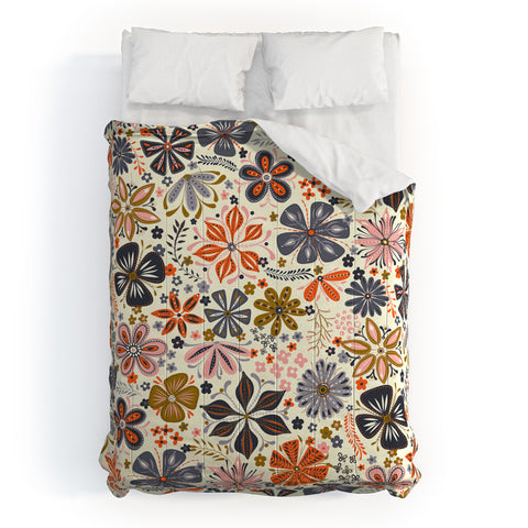 Jenean Morrison Petal Pop in Blue Comforter