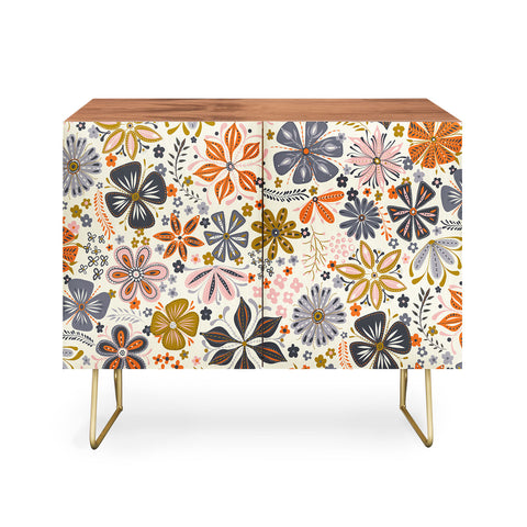 Jenean Morrison Petal Pop in Blue Credenza