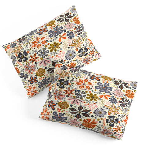 Jenean Morrison Petal Pop in Blue Pillow Shams