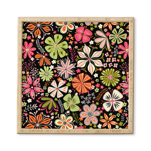 Jenean Morrison Petal Pop in Pink Framed Wall Art