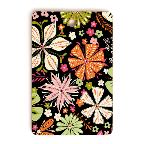 Jenean Morrison Petal Pop in Pink Cutting Board Rectangle