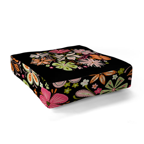 Jenean Morrison Petal Pop in Pink Floor Pillow Square