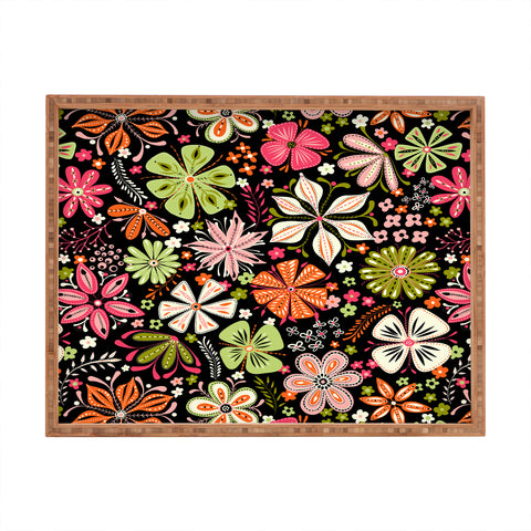 Jenean Morrison Petal Pop in Pink Rectangular Tray