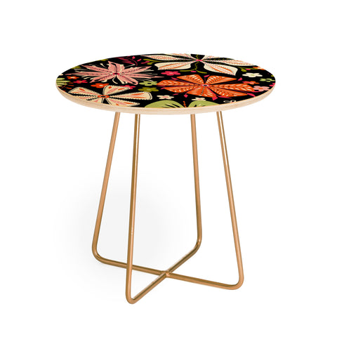 Jenean Morrison Petal Pop in Pink Round Side Table