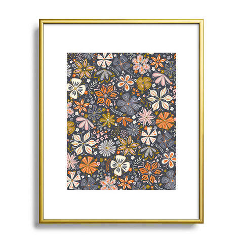Jenean Morrison Petal Pop Multi Metal Framed Art Print
