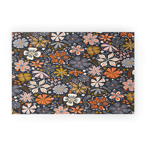 Jenean Morrison Petal Pop Multi Welcome Mat