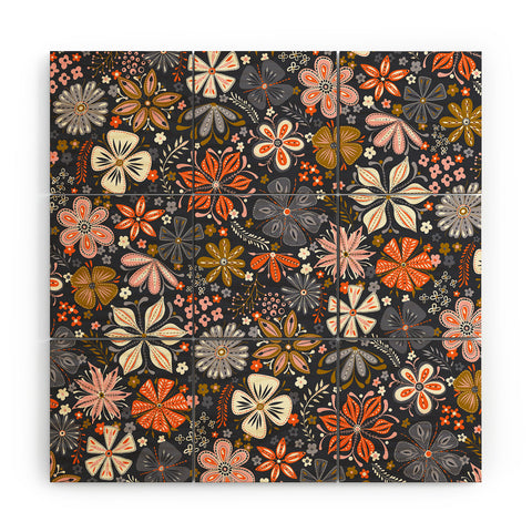 Jenean Morrison Petal Pop Multi Wood Wall Mural
