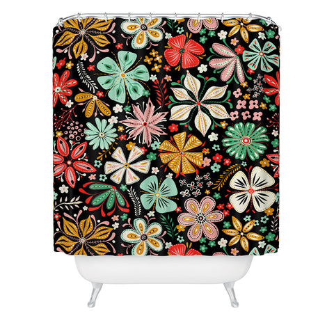 Jenean Morrison Petal Pop Shower Curtain