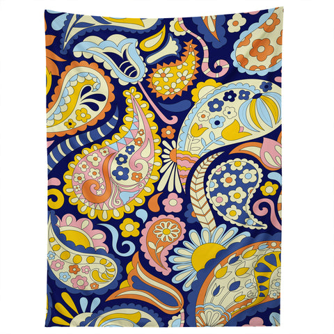 Jenean Morrison Pretty Paisley in Blue Tapestry