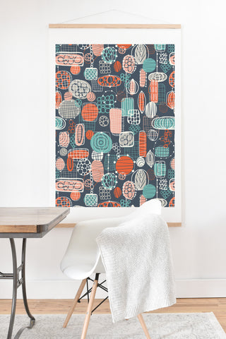 Jenean Morrison Retro Future Art Print And Hanger
