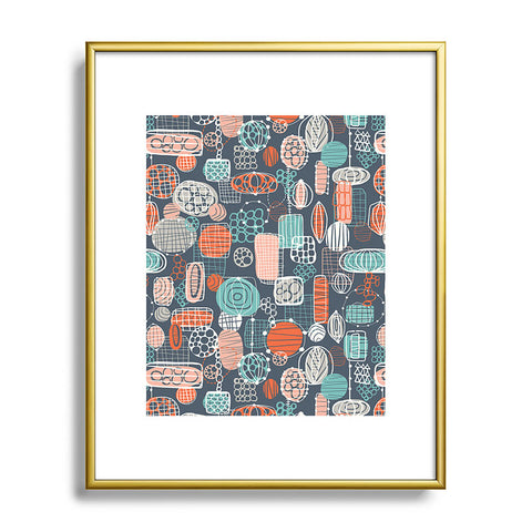 Jenean Morrison Retro Future Metal Framed Art Print