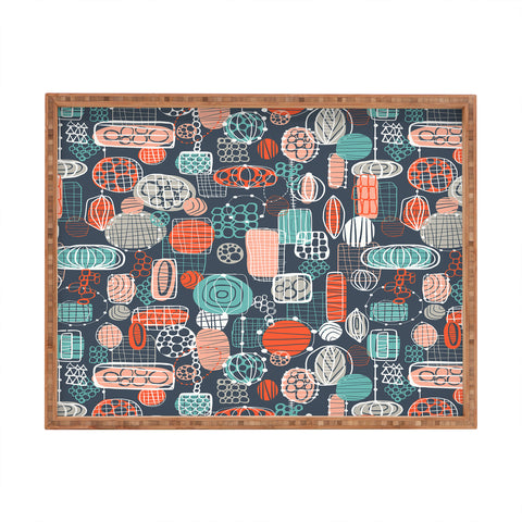 Jenean Morrison Retro Future Rectangular Tray