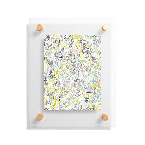 Jenean Morrison Scribble Day Floating Acrylic Print