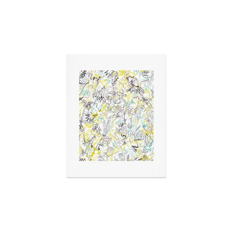 Jenean Morrison Scribble Day Art Print