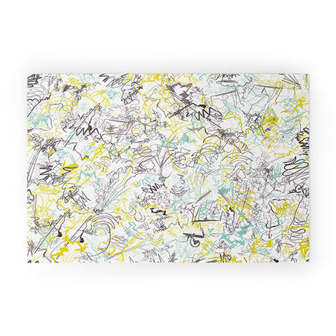 Jenean Morrison Scribble Day Welcome Mat