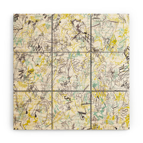 Jenean Morrison Scribble Day Wood Wall Mural