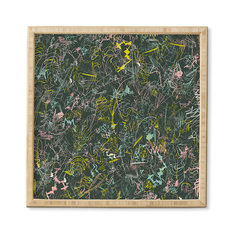 Jenean Morrison Scribble Night Framed Wall Art