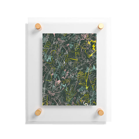 Jenean Morrison Scribble Night Floating Acrylic Print