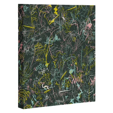 Jenean Morrison Scribble Night Art Canvas