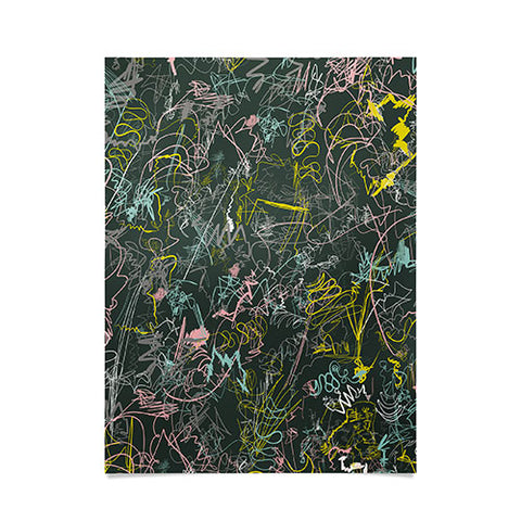 Jenean Morrison Scribble Night Poster