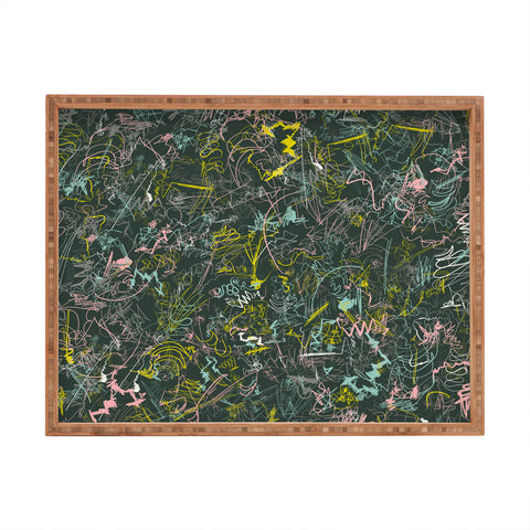 Jenean Morrison Scribble Night Rectangular Tray