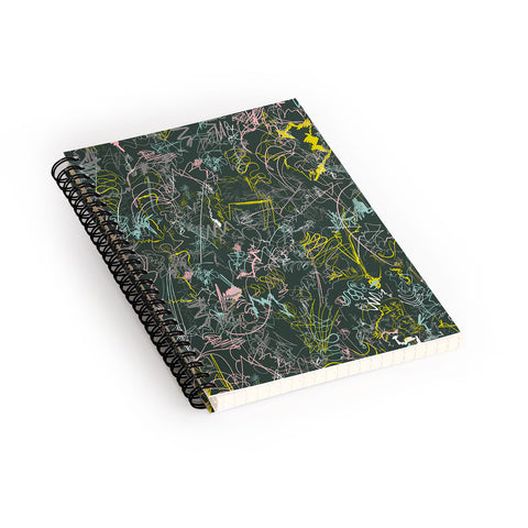 Jenean Morrison Scribble Night Spiral Notebook