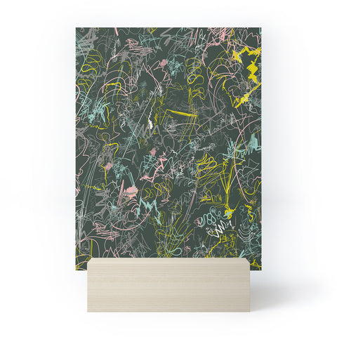 Jenean Morrison Scribble Night Mini Art Print