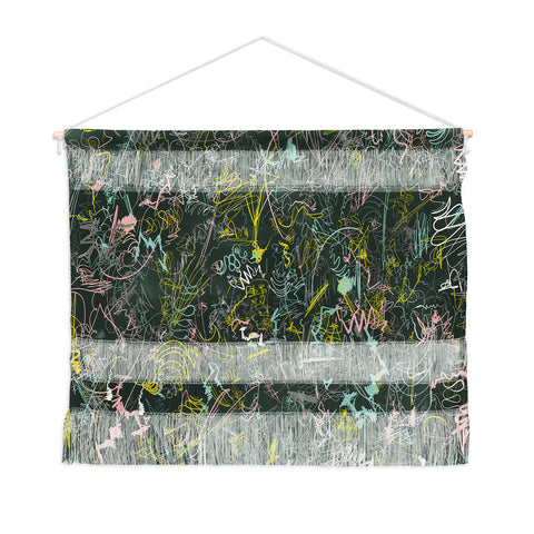 Jenean Morrison Scribble Night Wall Hanging Landscape