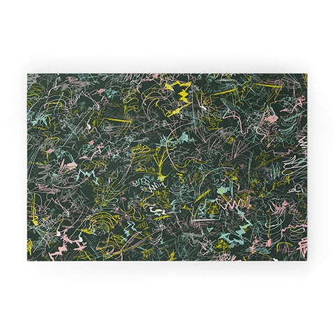 Jenean Morrison Scribble Night Welcome Mat