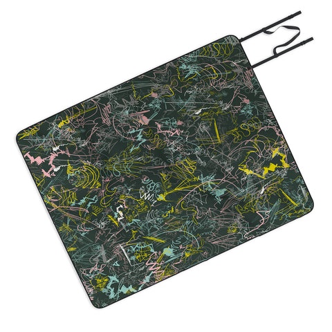 Jenean Morrison Scribble Night Picnic Blanket