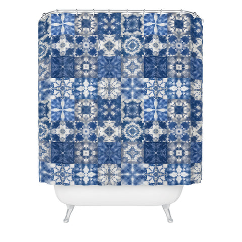 Jenean Morrison Shibori Skies Shower Curtain