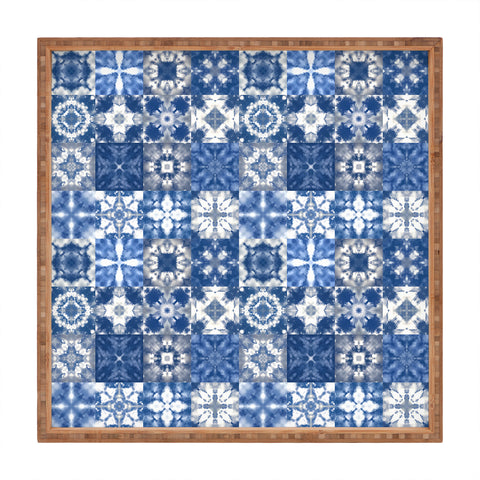 Jenean Morrison Shibori Skies Square Tray