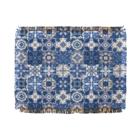Jenean Morrison Shibori Skies Throw Blanket