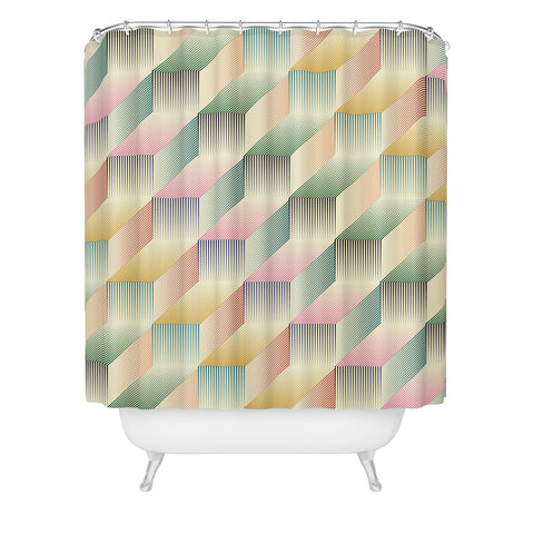 Jenean Morrison Stairstep Shower Curtain
