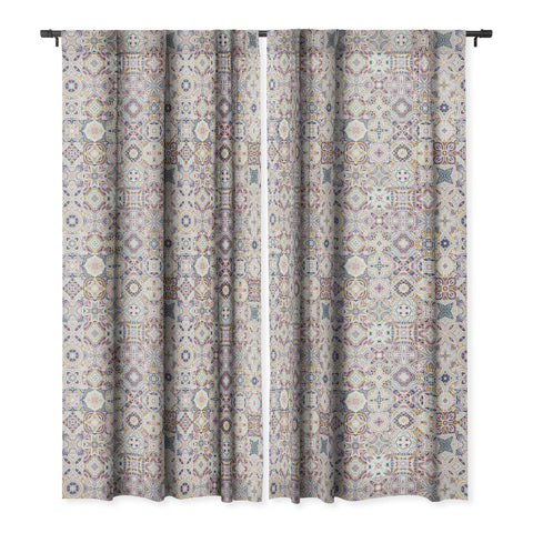 Jenean Morrison Starlight Cinema Tiles Blackout Window Curtain