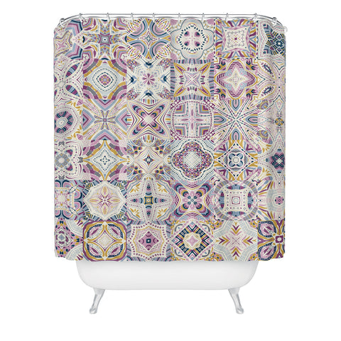 Jenean Morrison Starlight Cinema Tiles Shower Curtain