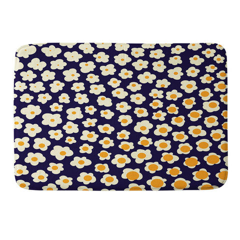 Jenean Morrison Sunny Side Floral Memory Foam Bath Mat