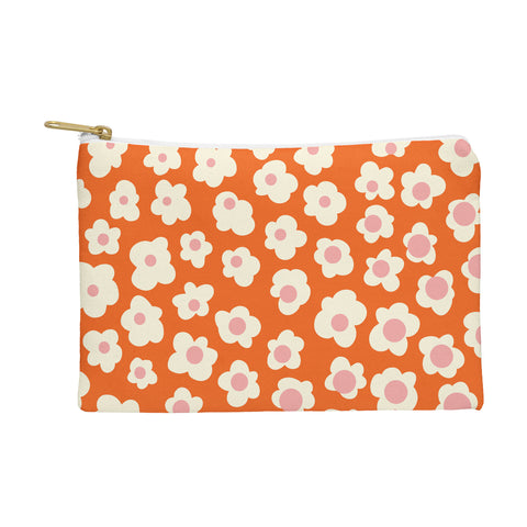 Jenean Morrison Sunny Side Floral in Orange Pouch