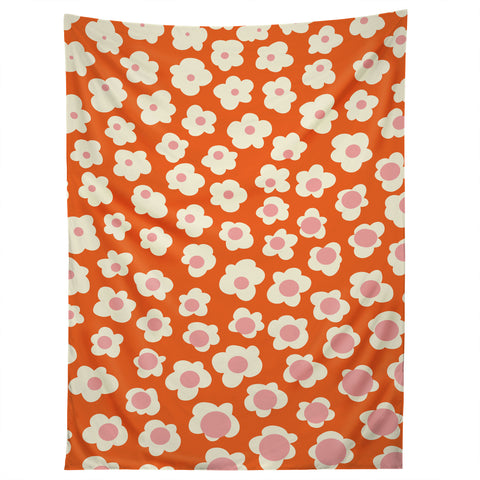 Jenean Morrison Sunny Side Floral in Orange Tapestry
