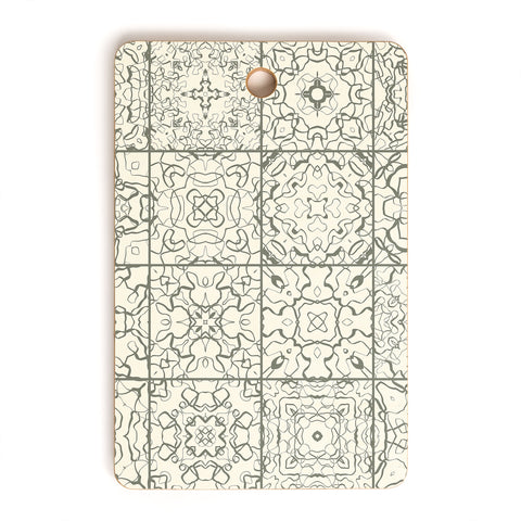 Jenean Morrison Tangled Tiles Cutting Board Rectangle