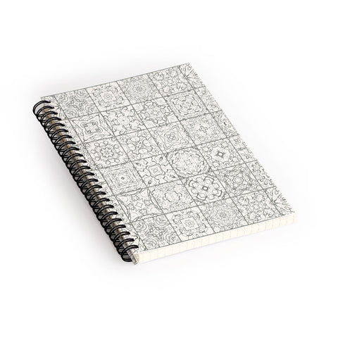 Jenean Morrison Tangled Tiles Spiral Notebook