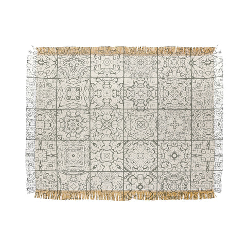 Jenean Morrison Tangled Tiles Throw Blanket