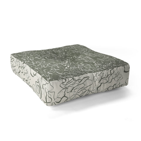 Jenean Morrison Tangles Floor Pillow Square