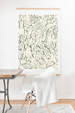 Jenean Morrison Tangles II Art Print And Hanger