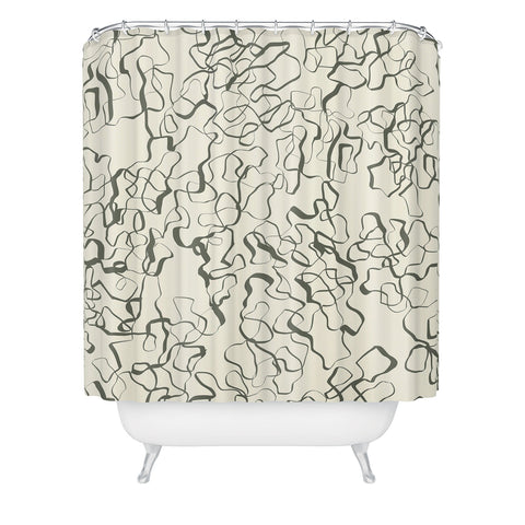 Jenean Morrison Tangles II Shower Curtain